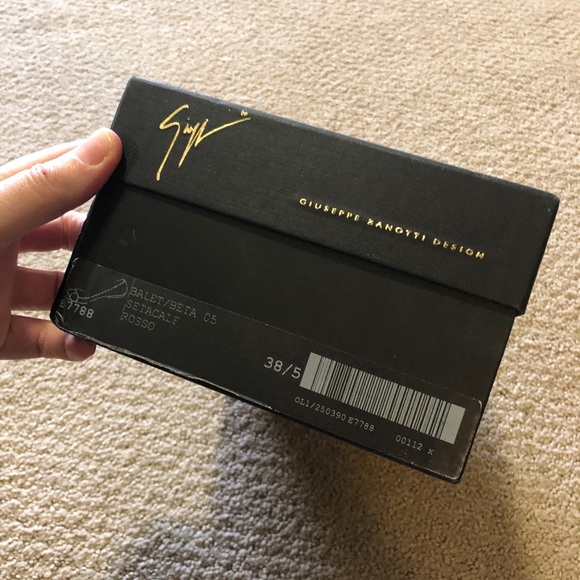 Giuseppe Zanotti red ballet flats - Picture 10 of 11